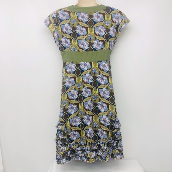 Free People Floral V-neck Dress - Picture 2 of 16